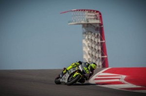 Valentino Rossi in action at the Circuit of the Americas.