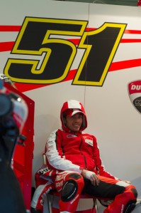 Pirro will be in red at Jerez, not white as expected.