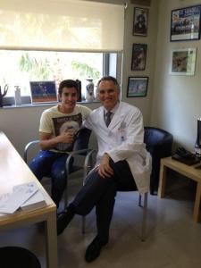 Marquez caught up with Dr. Mir upon returning home in Barcelona.