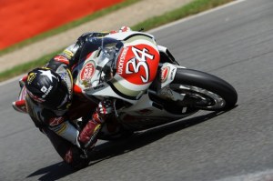 Redding enjoyed his afternoon on a 500 bike in Spa.